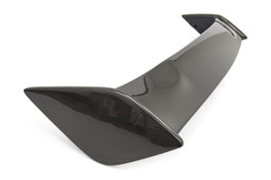 OLM Spoiler Subaru WRX / WRX STI (15-21) [OEM STI Style] Silverline Carbon Fiber w/ Black Bases