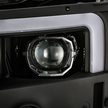 Load image into Gallery viewer, AlphaRex LED Projector Headlights for Chevy Silverado 2500HD / 3500HD (2015-2019) Luxx Series with Sequential Signal - Black / Chrome Alternate Image