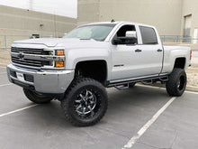 Load image into Gallery viewer, AlphaRex LED Projector Headlights for Chevy Silverado 2500HD / 3500HD (2015-2019) Luxx Series with Sequential Signal - Black / Chrome Alternate Image