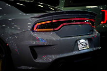 Load image into Gallery viewer, AlphaRex LED Tail Lights for Dodge Charger (2015-2023) Prismatic MKII Nova Series with Sequential Signal - Black / Alpha Black / Chrome / Smoke Alternate Image