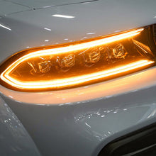 Load image into Gallery viewer, AlphaRex LED Projector Headlights for Dodge Charger (2015-2023) Nova Series with Sequential Signal - Alpha Black / Black Alternate Image
