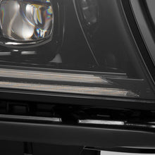 Load image into Gallery viewer, AlphaRex LED Projector Headlights for Dodge Charger (2015-2023) Nova Series with Sequential Signal - Alpha Black / Black Alternate Image