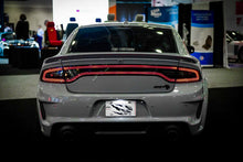 Load image into Gallery viewer, AlphaRex LED Tail Lights for Dodge Charger (2015-2023) Prismatic Nova Series with Sequential Signal - Black / Smoke Alternate Image