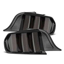 Load image into Gallery viewer, AlphaRex LED Tail Lights for Ford Mustang (2015-2023) Prismatic Nova Series with Sequential Signal - Alpha Black / Black Clear Alternate Image