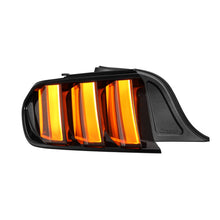 Load image into Gallery viewer, AlphaRex LED Tail Lights for Ford Mustang (2015-2023) Prismatic Nova Series with Sequential Signal - Alpha Black / Black Clear Alternate Image