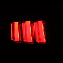Load image into Gallery viewer, AlphaRex LED Tail Lights for Ford Mustang (2015-2023) Prismatic Nova Series with Sequential Signal - Alpha Black / Black Clear Alternate Image