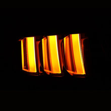 Load image into Gallery viewer, AlphaRex LED Tail Lights for Ford Mustang (2015-2023) Prismatic Nova Series with Sequential Signal - Alpha Black / Black Clear Alternate Image