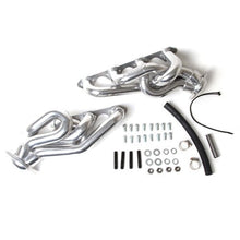 Load image into Gallery viewer, BBK 1-5/8" Shorty Headers Ford Mustang 5.0L (86-93) CARB/SMOG Legal - Titanium Ceramic or Polished Silver Ceramic - Polished Silver Ceramic Alternate Image