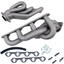 Load image into Gallery viewer, BBK 1-5/8" Shorty Headers Ford Mustang 5.0L (86-93) CARB/SMOG Legal - Titanium Ceramic or Polished Silver Ceramic - Titanium Ceramic Alternate Image