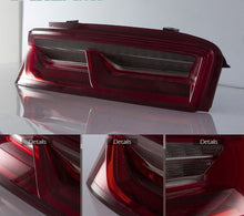 Load image into Gallery viewer, Auto Addict Tail Lights Chevy Camaro (16-18) Gen 6 Camaro Style / w/ Sequential Turn Signals / Umbra Style / Velox Style Alternate Image