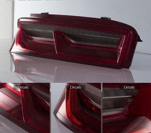 Auto Addict Tail Lights Chevy Camaro (16-18) Gen 6 Camaro Style / w/ Sequential Turn Signals / Umbra Style / Velox Style