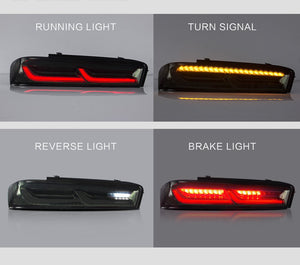 Auto Addict Tail Lights Chevy Camaro (16-18) Gen 6 Camaro Style / w/ Sequential Turn Signals / Umbra Style / Velox Style