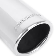 Load image into Gallery viewer, Flowmaster Exhaust Tip (2.5&quot; Inlet / 3&quot; Rolled Angle Polished SS / 12&quot; Long) Clamp on - 15361 Alternate Image