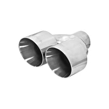 Load image into Gallery viewer, Flowmaster Exhaust Tip (2.5&quot; inlet / 4&quot; Dual Angle Cut) Weld On - 15391 Alternate Image