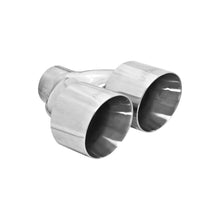 Load image into Gallery viewer, Flowmaster Exhaust Tip (2.5&quot; inlet / 4&quot; Dual Angle Cut) Weld On - 15391 Alternate Image