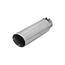 Load image into Gallery viewer, Flowmaster Exhaust Tip (2.5&quot; Inlet / 3.50&quot; diameter Black Angle Cut) Clamp On - Black of Polished Alternate Image