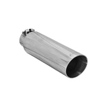 Load image into Gallery viewer, Flowmaster Exhaust Tip (2.5&quot; Inlet / 3.50&quot; diameter Black Angle Cut) Clamp On - Black of Polished Alternate Image