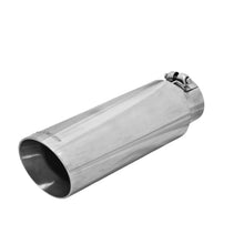 Load image into Gallery viewer, Flowmaster Exhaust Tip (3" Inlet / 4" dia. Angle Cut Polished SS) Clamp On - 15398 - Default Title Alternate Image