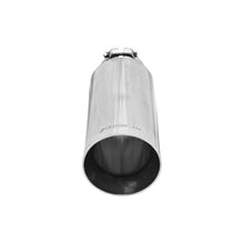 Load image into Gallery viewer, Flowmaster Exhaust Tip (3" Inlet / 4" dia. Angle Cut Polished SS) Clamp On - 15398 - Default Title Alternate Image