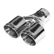 Load image into Gallery viewer, Flowmaster Exhaust Tip (3" Inlet / 3" dia. Dual Out Angle Cut) Weld On - 15402 - Default Title Alternate Image