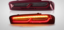 Load image into Gallery viewer, Auto Addict Tail Lights Chevy Camaro (16-18) Gen 6 Camaro Style / w/ Sequential Turn Signals / Umbra Style / Velox Style Alternate Image