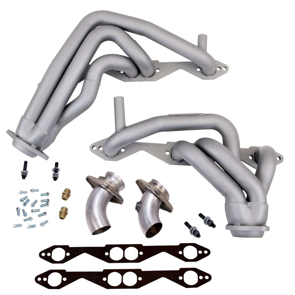 BBK Shorty Headers Chevy Impala SS (93-96) CARB/SMOG Legal - Titanium Ceramic or Polished Silver Ceramic