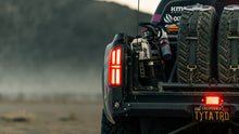 Load image into Gallery viewer, AlphaRex LED Tail Lights for Toyota Tacoma (2016-2023) Prismatic Nova Series with Sequential Signal - Alpha Black / Black Alternate Image