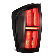 Load image into Gallery viewer, AlphaRex LED Tail Lights for Toyota Tacoma (2016-2023) Prismatic Nova Series with Sequential Signal - Alpha Black / Black Alternate Image