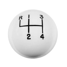 Load image into Gallery viewer, Hurst Shift Knob (4-Speed Upper Left Reverse) [3/8-24 Threads] 1630002 - White - Default Title Alternate Image