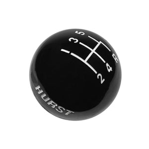 Hurst Shift Knob (5-Speed Lower Right Reverse) [3/8-16 Threads] White
