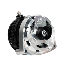 Load image into Gallery viewer, JS Alternators Dual Alternator Bracket Kit for Chevy 4.8L / 5.3L / 6.0L / 6.2L V8 Vortec Engines (1999-2013) with 2 Alternators High Output 250 / 320 / 370 / 400 amp Alternate Image