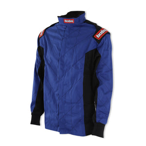RaceQuip Chevron-1 Single Layer Racing Driver Fire Suit Jacket [SFI 3.2A/1] - Red / Blue