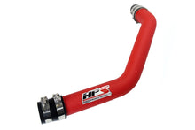Load image into Gallery viewer, HPS Performance Intercooler Pipes Mitsubishi Lancer EVO X (15-17) [2.5" Upper Pipe UICP] Black / Blue / Polish / Red / Wrinkle Red - Black Alternate Image
