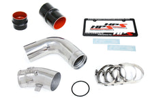 Load image into Gallery viewer, HPS Performance Intercooler Charge Pipe Chevy Silverado 2500/3500 HD Duramax 6.6L V8 (17-19) [Cold Side] Polished / Red / Black - Polished Alternate Image