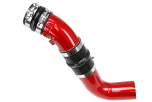 Load image into Gallery viewer, HPS Performance Intercooler Charge Pipe Chevy Silverado 2500/3500 HD Duramax 6.6L V8 (17-19) [Cold Side] Polished / Red / Black - Red Alternate Image