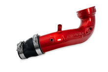 Load image into Gallery viewer, HPS Performance Intercooler Charge Pipe BMW 535i 3.0L Turbo N55 F07 F10 F11 (2011-2017) Cold Side Polished / Black / Red Alternate Image