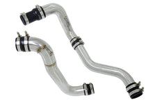 Load image into Gallery viewer, HPS Performance Intercooler Charge Pipe for Chevy Silverado 2500 HD 6.6L (13–16) Polished / Black / Red - Complete Kit - Cold &amp; Hot Side / Polished Alternate Image