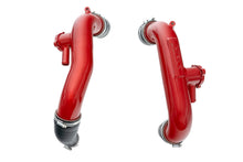 Load image into Gallery viewer, HPS Performance Intercooler Charge Pipe for Toyota Tundra Pickup 3.4L V6 (2022-2024) Hot Side Polished / Black / Red Alternate Image