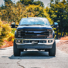Load image into Gallery viewer, AlphaRex LED Projector Headlights for Ford F250 F350 F450 F550 Super Duty (2017-2019) MKII Luxx &amp; Nova Series with Sequential Signal - Alpha Black / Black / Chrome Alternate Image
