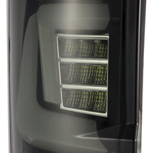 Load image into Gallery viewer, AlphaRex LED Tail Lights for Ford F250 F350 F450 F550 Super Duty (2017-2019) Pro Series with Blinking Signal - Jet Black / Red Smoke Alternate Image