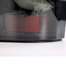Load image into Gallery viewer, AlphaRex LED Tail Lights for Ford F250 F350 F450 F550 Super Duty (2017-2019) Pro Series with Blinking Signal - Jet Black / Red Smoke Alternate Image