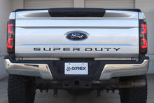 Load image into Gallery viewer, AlphaRex LED Tail Lights for Ford F250 F350 F450 F550 Super Duty (2017-2019) Pro Series with Blinking Signal - Jet Black / Red Smoke Alternate Image
