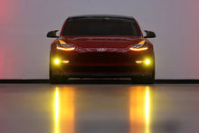 Load image into Gallery viewer, AlphaRex LED Projector Fog Lights for Tesla Model 3 (2017-2023) DoubleTap Dual Color with DRL &amp; Sequential Signal 210010 Alternate Image