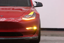 Load image into Gallery viewer, AlphaRex LED Projector Fog Lights for Tesla Model 3 (2017-2023) DoubleTap Dual Color with DRL &amp; Sequential Signal 210010 Alternate Image