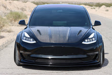 Load image into Gallery viewer, AlphaRex LED Projector Headlights for Tesla Model 3 (17-23) Model Y (20-24) Nova Series with Sequential Signal - Alpha Black / Black Alternate Image