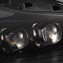 Load image into Gallery viewer, AlphaRex LED Projector Headlights for Tesla Model 3 (17-23) Model Y (20-24) Nova Series with Sequential Signal - Alpha Black / Black Alternate Image