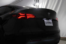 Load image into Gallery viewer, AlphaRex LED Tail Lights for Tesla Model 3 (2017-2023) PRO-Series with Red Sequential Turn Signal - Red Housing ARX601020 Alternate Image