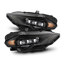 Load image into Gallery viewer, AlphaRex LED Projector Headlights for Ford Mustang S550 (2018-2023) Nova Series with Sequential Signal - Alpha Black 880257 Alternate Image