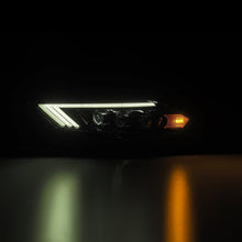 Load image into Gallery viewer, AlphaRex LED Projector Headlights for Ford Mustang S550 (2018-2023) Nova Series with Sequential Signal - Alpha Black 880257 Alternate Image