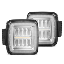 Load image into Gallery viewer, AlphaRex LED Tail Lights for Jeep Wrangler JL (2018-2026) Prismatic NOVA-Series with Sequential Turn Signal - Chrome or Black Housing Alternate Image